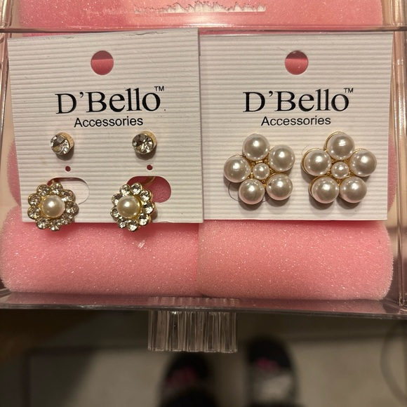 2 pair pearl earrings - Picture 1 of 4
